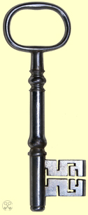 Bridgeward key, 298mm.