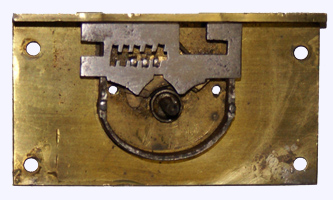 Barron Son & Wilson 3 tumbler lock - interior.