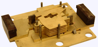 Chatwood Invincible, 12 lever lock, detail