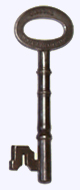 Gibbons Prison lock key c.1850