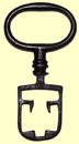 Odells latch key, 65mm