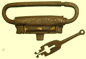 iron barb padlock