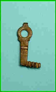 Roman Casket key, 32mm, Bronze, c. 2nd Century