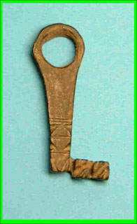 Roman Casket key, 52mm, Bronze, c. 2nd Century