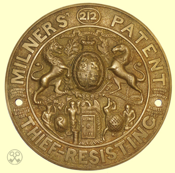 Milners' 212 Patent Plate