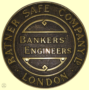Ratner Safe Company Ld. Plate