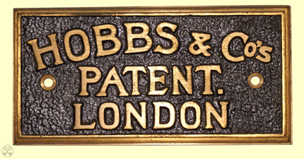 Hobbs & Co's. Patent Plate.
