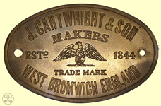 J Cartwright Makers, Plate