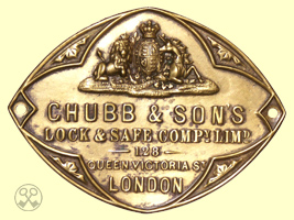 Chubb & Sons Lock & Safe Compy. Limd. Plate.