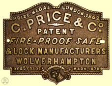 C Price & Co. Plate