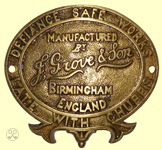 J Grove & Son. plate