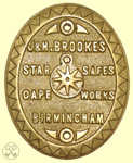 J&H Bbrookes. Escutcheon