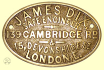 James Dix. Plate