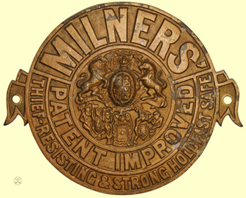 Milners' Theif Resisting Holdfast Plate